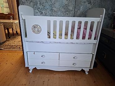 Beşiklər: Ağ rəngli uşaq beşiyi – “Baby Mood” modeli. Cox az işlənib, heç bir — 1
