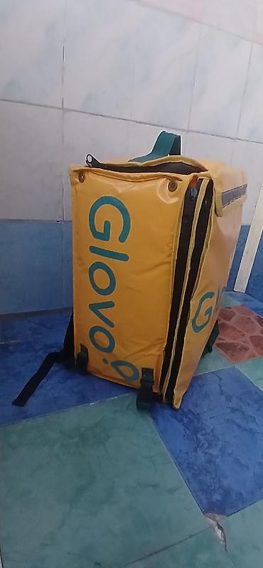 самурайский зонт: Терморюкзак курьерский Glovo - Объёмный изотермический рюкзак для — 2