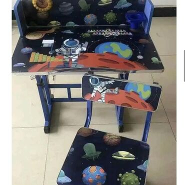 Setovi stolova i stolica: Dečiji set – podesivi radni sto sa stolicom - Namenjen za decu za — 5