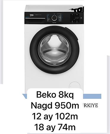 irşad paltaryuyan: Paltaryuyan maşın Beko, 6 kq, Yeni, Avtomat, Kredit var, Pulsuz çatdırılma — 4