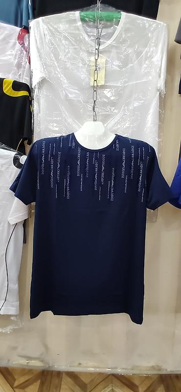 Футболки: Мужская футболка, 2XL, 3XL, 5XL, Armani, Новый, цвет - Белый, Самовывоз, Платная доставка — 6