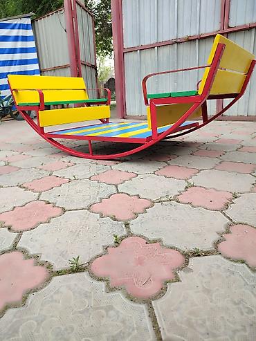 Детские качели: Качеля качалка лодочка.
Вместимость детей от 2 до 6 детей — 10
