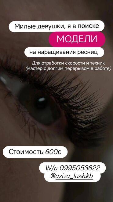 требуется трактарис: Ресницы, Hollywood, Classic extension type, 2D, Hypoallergenic materials, Eyelashes models needed