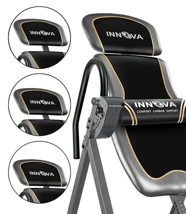 Инверсионные столы: • Максимальная нагрузка на пользователя — 136 кг. • Удлинённая ручка — 2