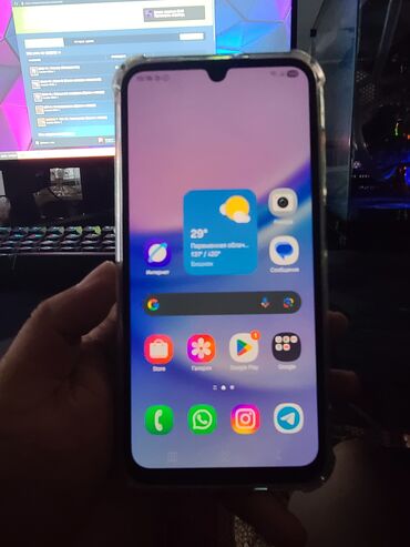 скупка телефонов на запчасти бишкек: Samsung Galaxy A15, Б/у, 128 ГБ, цвет - Синий, 2 SIM
