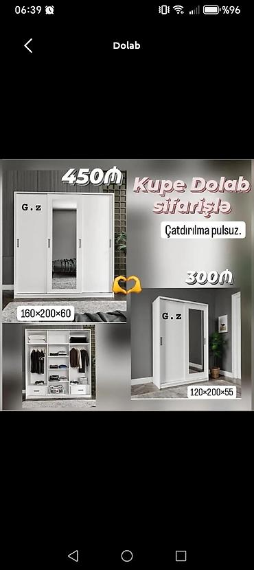 moyka skafi: Düz dolab, Yataq otağı üçün, Paltar üçün, Kupe, Korpuslu — 1