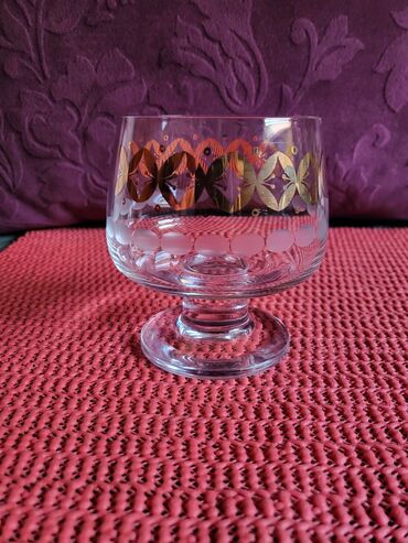 Čaše: Case nove kristal,Bohemija,za zestoko pice iz 50,60ih. Case jako — 12