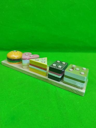 Другие товары для детей: Игрушки деревянные пирамидки для развития ребенка в ассортименте🌟 — 3