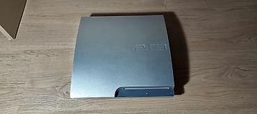 Video oyunlar və konsollar: (Təcili) Sony PlayStation 3 Slim (gümüş rəng) oyun konsolu dəsti Dəst — 4