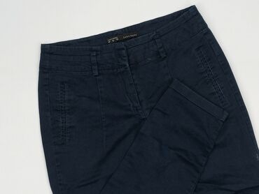 spodnie w paski zara: Zara, Material trousers for women, size S