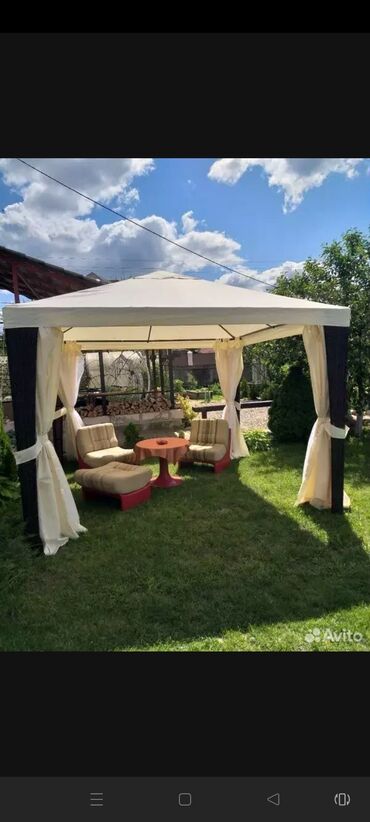 мебель для пикника: Тент-шатер Green Glade 3176 предлагает просторное и стильное