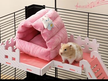 бамбуковая мышь: Набор аксессуаров для грызуна (хомяк, кролики и т.п.) - Уютный