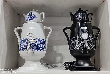 elektrik samavar: Samovar elektrik samovar Eurolux 4 litr tutumlu Paslanmaz iy tam — 7
