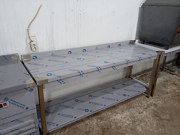 Оборудование для ресторанов, кафе: Nerjavika masa 2.90×80 ölçüsündədi. Hər növ professianal Restoran — 3