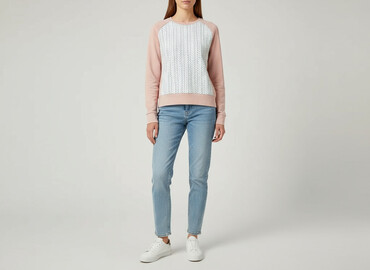bluzki z muślinu bawełnianego: Gate Woman, Women`s sweatshirt, size S