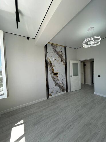 1 комнатная квартира без мебели: 1 комната, 32 м², Элитка, 7 этаж, Евроремонт