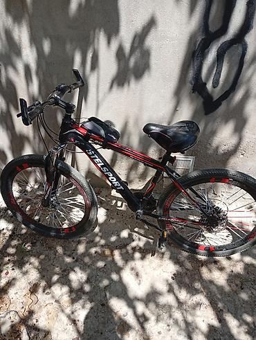 STELS SPORT dağ velosipedi satılır 26lıq üstundeki çanta velosipedle