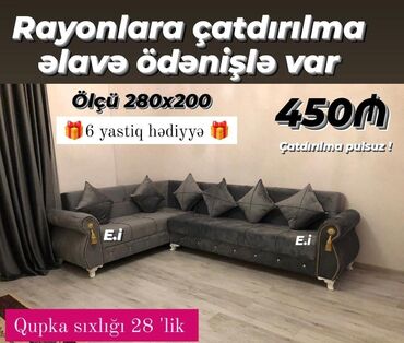 Çarpayılar: Künc divan, Yeni, Açılmayan, Bazasız, Parça, Şəhərdaxili pulsuz çatdırılma