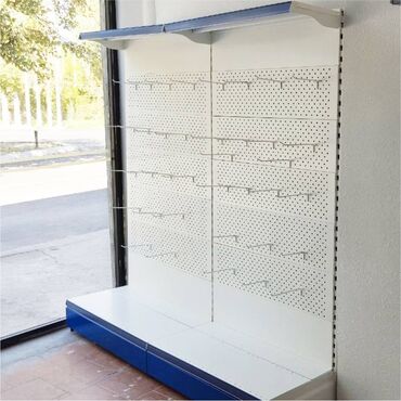 Стеллажи: Стеллаж металлический, полка металлическая, стеллаж сборный торговый — 6