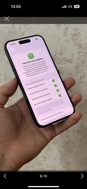 Apple iPhone: IPhone 15 Pro, Б/у, 128 ГБ, Черный, Чехол, 88 % — 7