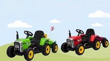 Traktori: Dečiji traktor na pedale sa prikolicom – model MX-611 - Realističan — 16