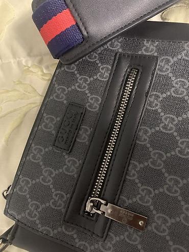 Классические сумки: Классическая сумка, Gucci, Италия, Материал: Комбинированный материал, Регулируемый ремень, Унисекс, Б/у — 2