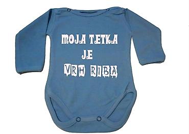Bodiji i zeke za bebe: Bebi bodiji sa šaljivim natpisima – kratki rukavi Mere 56-62 dvobroj — 23