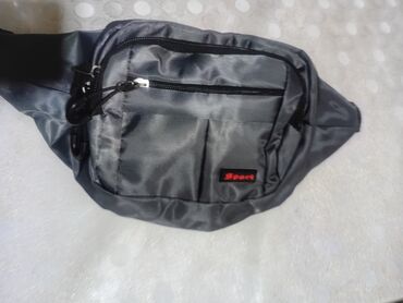 Çaydanlar: Sport bel çantası (fanny pack) - Rəng: tünd boz - Material: suya