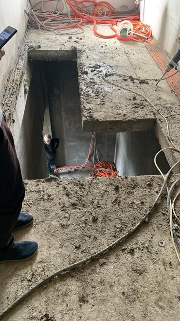 eyneklerin temiri: Beton kəsmə beton deşmə xidməti Karot - HILTI DD 200 / 350 ilə 25 °