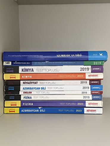 informatika testləri: Kitablar ferqli qiymete kime hansi kitab lazim olsa yazsin kitab coxdu