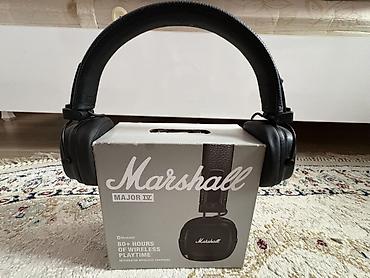 aux bluetooth: İşlənmiş Simsiz (Bluetooth) Qulaqcıqlar, Marshall, rəng - Qara — 2