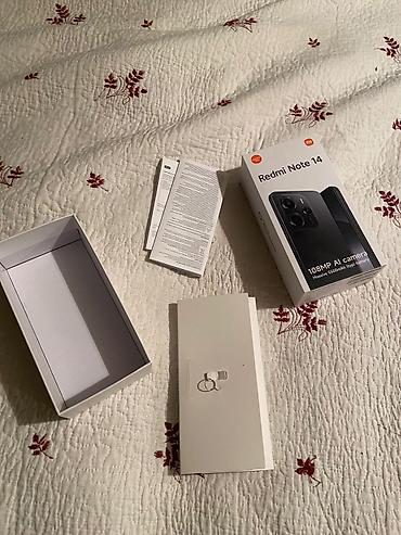 redmi note 60: Redmi Note 14, 256 GB, rəng - Qara, Sənədlərlə — 4