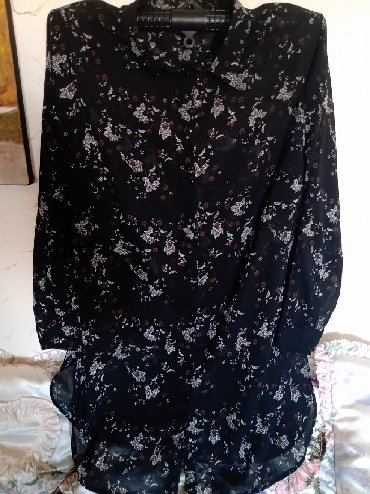 ženske bluze: Tunika nova osnova crna. zadnja slika osvetljena da bi se video