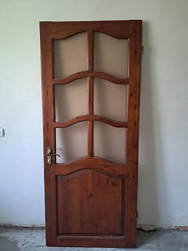 qapi: Taxta otaq qapıları dəsti - Material: tam ağac (təbii teksturalı — 5