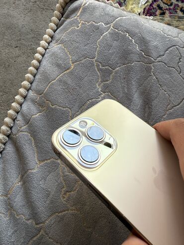цена айфона 13 в бишкеке: IPhone 13 Pro, Колдонулган, 256 ГБ, Алтын, Коргоочу айнек, Каптама, 85 %