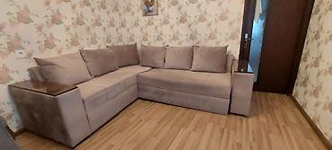 Divanlar: Künc divan, İşlənmiş, Açılmayan, Bazalı, Parça, Çatdırılma yoxdur — 1