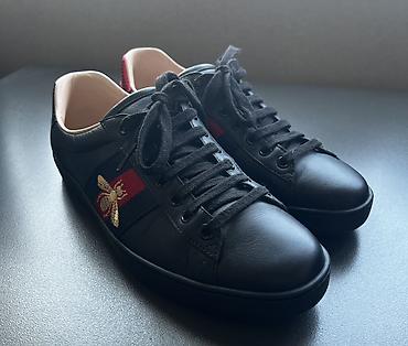 kükürd tozu: Satılır: Orijinal Gucci Ace Embroidered Sneaker (Black) Ayaqqabı cəmi — 1