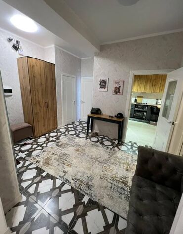 раздольный ак жол: 2 бөлмө, 78 кв. м, Элитка, 4 кабат, Евроремонт