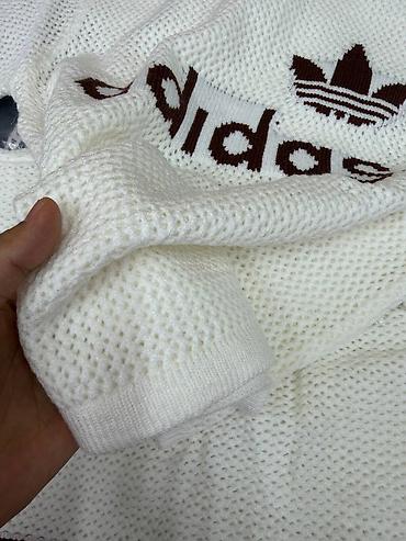 фирменные adidas: Мужской спортивный костюм, L, Adidas, Новый, цвет - Белый, Платная доставка — 2