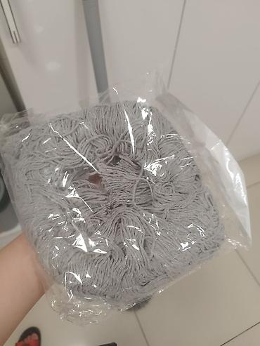Хозтовары: Комплект для мытья полов с автоматическим отжимом (spin-mop) - Ведро — 4