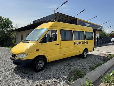 мотор морнинг: Бус на заказ Желтый микроавтобус Mercedes‑Benz Sprinter (длинная база — 2