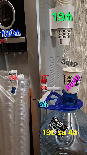 knopkalı: Dispenser üçün sadə krant 8m Çatdırılma 4m. 📍ünvan nesimi m/s yaxin — 2