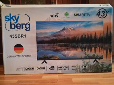shivaki 109 ekran smart android 9: Sky berg televizoru satiram 1 aydi alinib hec bir prablemi yoxdur