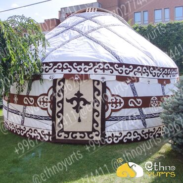 6 шт в Кыргызстан | НАБОРЫ ПОСУДЫ: В НАЛИЧИИ!!! Ханская юрта 6 метровая количество канатов (решетчатых