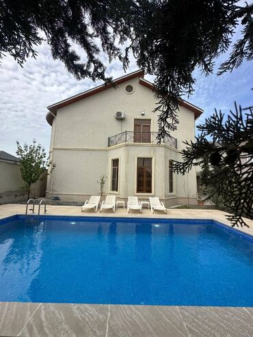 Bağ evlərinin kirayəsi: Şüvəlan qəs., 300 kv. m, 5 otaqlı, Hovuzlu, Kanalizasiya, Qaz, Kombi — 23