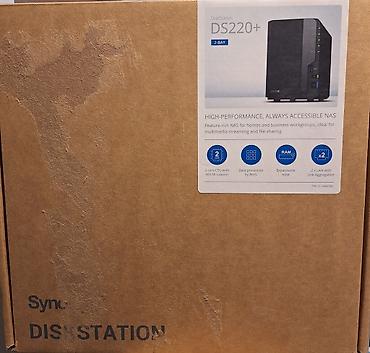 evakuator satışı: NAS Synology DiskStation DS220+ (2-bay x 4 TB RED HDD) – yüksək — 2