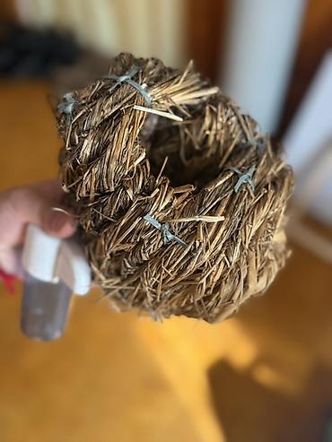 Təbii materialdan hazırlanmış əl işi soba/tüstü bacası üçün və ya ocaq lalafo.az -da Təbii materialdan hazırlanmış əl işi soba/tüstü bacası üçün və ya ocaq