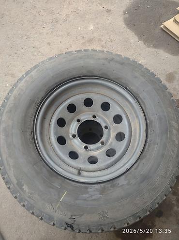 transporter multivan: Колеса в сборе 235 / 75 / R 15, Зима, Б/у, Комплект, Внедорожные (АТ/МТ), Железные, отверстий - 6 — 1
