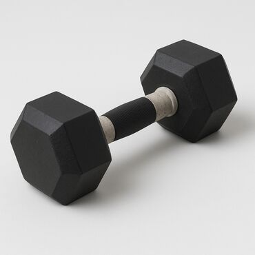 продам штангу: ЦЕНА ЗА ШТУКУ ИЗ СПЕЦИАЛЬНОГО БЕТОНА Гантель шестигранная, не