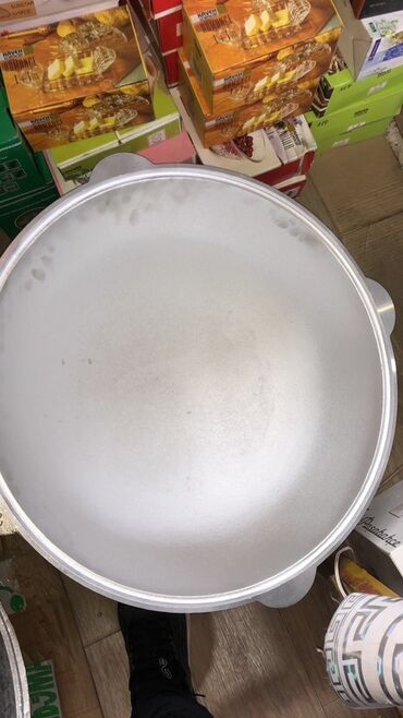 Казаны: Алюминиевые казаны (воки/тазы для плова и жарки) - Материал: литой — 16